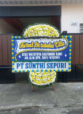 Papan Bunga Duka di Salam Babaris
