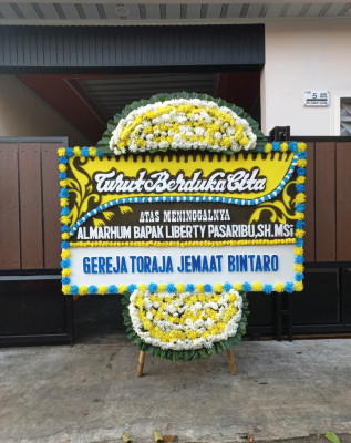 Papan Bunga Duka di Salam Babaris